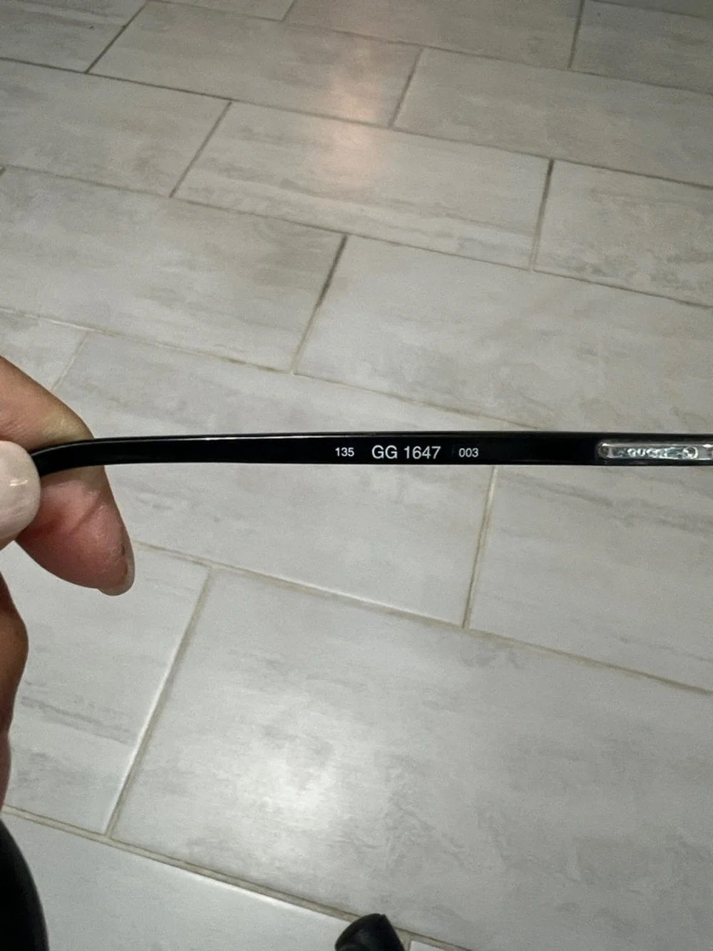 Gucci Black Cat-Eye Optical Frames with Gold Accents Made in Italy in the 90s - Picture 3 of 7